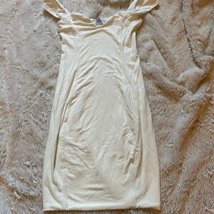 Oh Polly Elegant Cream Dress